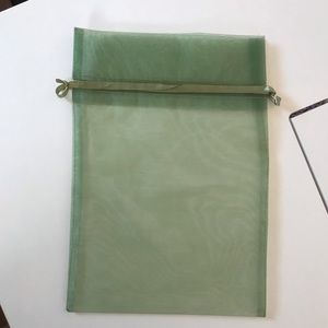 Sheer army green bag perfect for gifting /storage